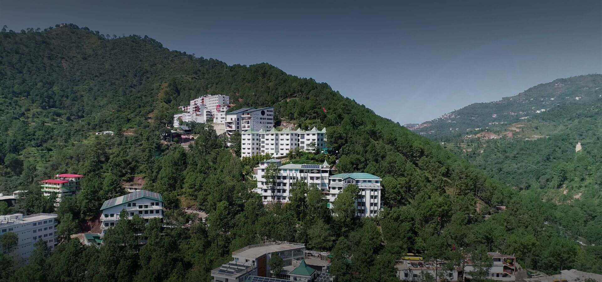 Shoolini University campus photographs